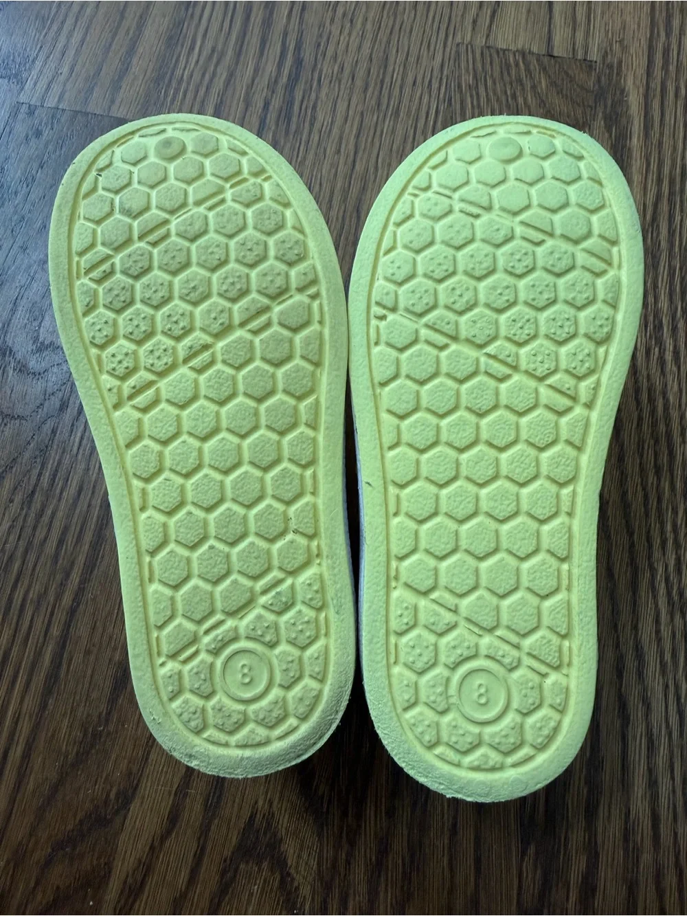 Cat & Jack Yellow Rubber Slip-On Water Shoes, toddler size 8